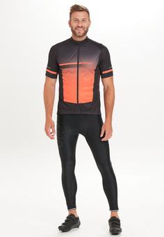 Rückansicht von Endurance Jillard Fahrradtrikot Herren 5070 Flame