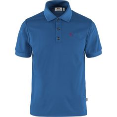 FJÄLLRÄVEN Crowley Piqué T-Shirt Herren Azurblau