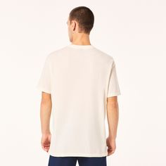 Rückansicht von Oakley T-Shirt Herren Arctic White