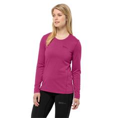 Rückansicht von Jack Wolfskin SKY THERMAL L/S W Funktionsshirt Damen new magenta