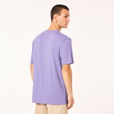 Rückansicht von Oakley T-Shirt Herren New Lilac