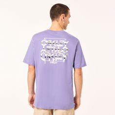 Rückansicht von Oakley T-Shirt Herren New Lilac