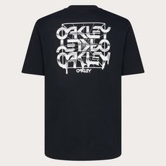 Rückansicht von Oakley T-Shirt Herren Blackout