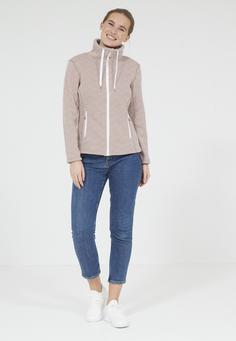 Rückansicht von Weather Report FREIDA Fleecejacke Damen 358 Pink Sand