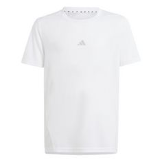 adidas Training AEROREADY Kids T-Shirt T-Shirt Kinder White / Reflective Silver