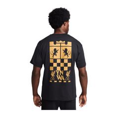 Rückansicht von Nike M90 LeBron T-Shirt Fanshirt Herren schwarz