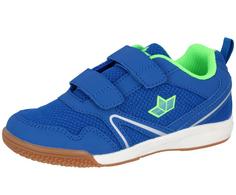 LICO Indoorschuh Hallenschuhe Kinder blau/lemon