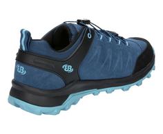 Rückansicht von Brütting Outdoorschuh Wanderschuhe Herren blau/türkis