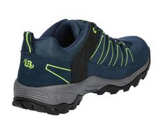 Rückansicht von Brütting Outdoorschuh Wanderschuhe Herren marine/lemon