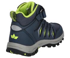 Rückansicht von LICO Outdoorschuh Wanderschuhe Kinder marine/lemon
