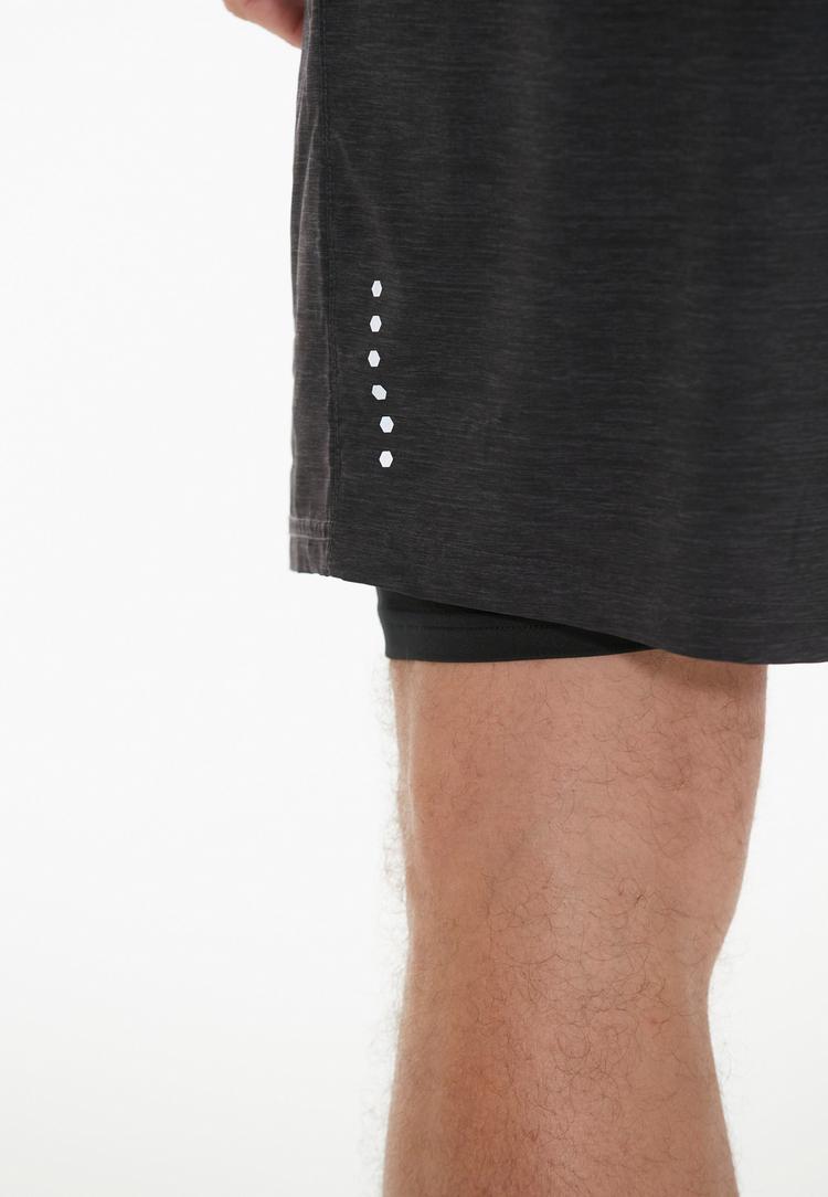 Endurance Endurance VANCLAUSE Shorts Herren - 1001BM Black Melange - 3 | SportScheck