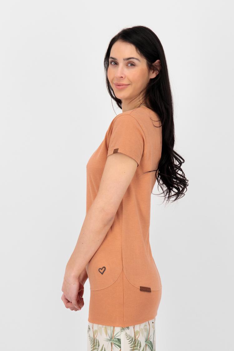 ALIFE AND KICKIN ALIFE AND KICKIN CocoAK A T-Shirt Damen - italian clay melange - 1 | SportScheck