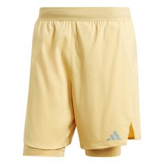 adidas HIIT Workout HEAT.RDY 2-in-1 Shorts Funktionsshorts Herren Oat