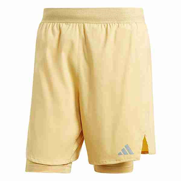 adidas HIIT Workout HEAT.RDY 2-in-1 Shorts Funktionsshorts Herren Oat