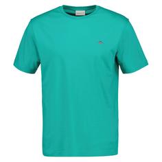 GANT T-Shirt T-Shirt Herren Türkis (Lagoon Blue)