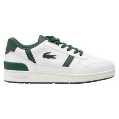 Rückansicht von Lacoste Sneaker Sneaker Weiß/Grün