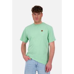 Rückansicht von ALIFE AND KICKIN MaddoxAK A T-Shirt Herren green fig melange
