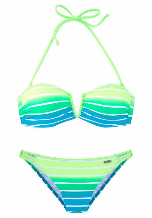 VENICE BEACH Bandeau-Bikini Bikini Set Damen