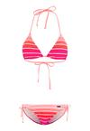 VENICE BEACH Triangel-Bikini Bikini Set Damen - pink-gestreift