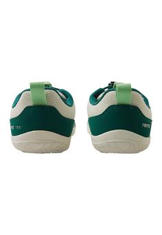 Rückansicht von reima Tallustelu Barefoot Schuhe Kinder Light Green