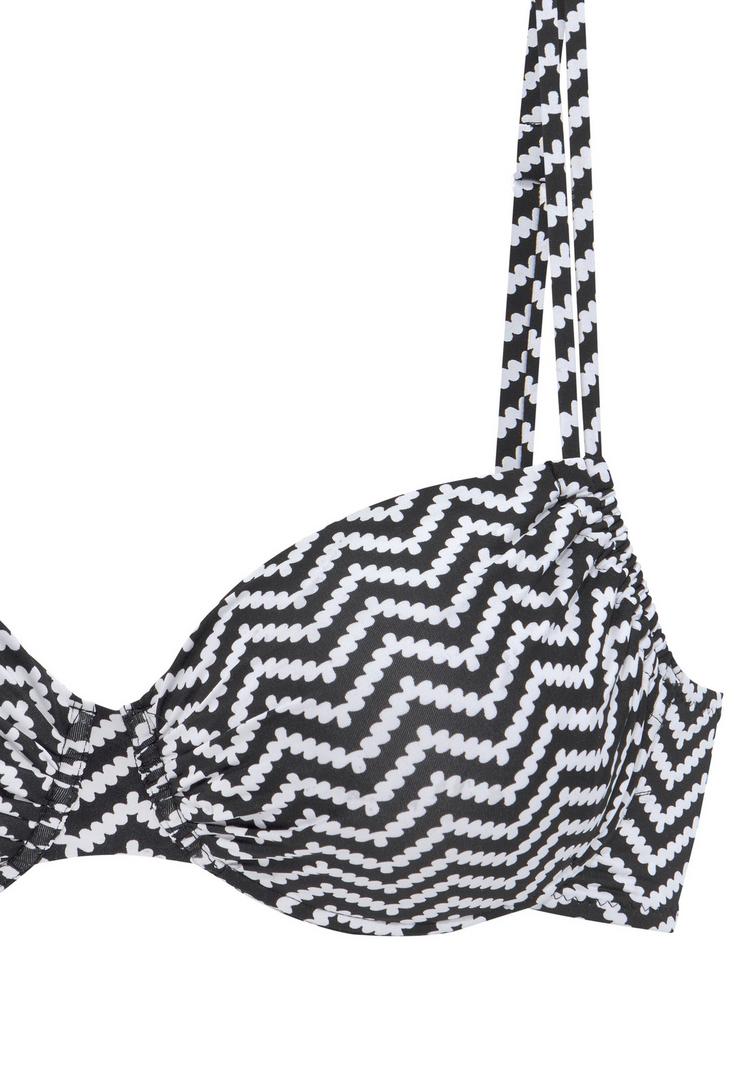 JETTE JETTE B&uuml;gel-Bikini Bikini Set Damen - schwarz-wei&szlig; - 1 | SportScheck