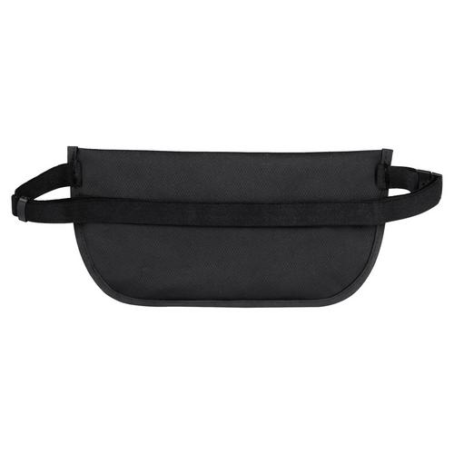 Rückansicht von Jack Wolfskin DOCUMENT BELT RFID Bauchtasche black