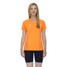 Rückansicht von Mammut Aenergy FL T-Shirt Damen tangerine