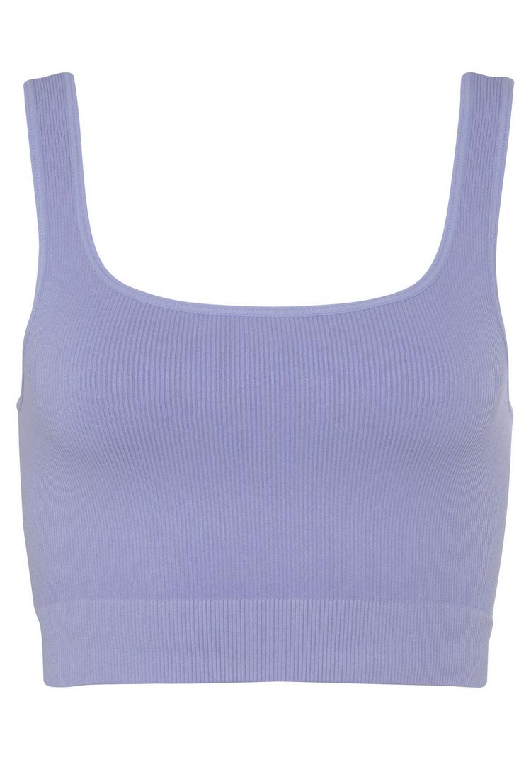 Lascana Lascana Crop-Top Croptop Damen - lila - 0 | SportScheck