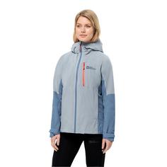 Rückansicht von Jack Wolfskin EAGLE PEAK 2L JKT W Funktionsjacke Damen soft blue