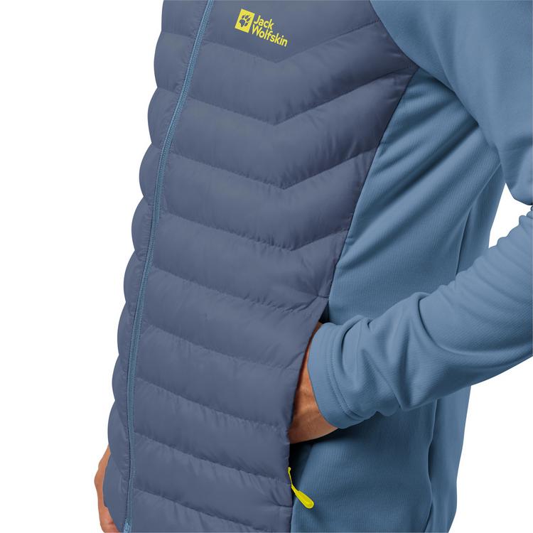 Jack Wolfskin Jack Wolfskin ROUTEBURN PRO HYBRID M Fleecejacke Herren - black - 8 | SportScheck