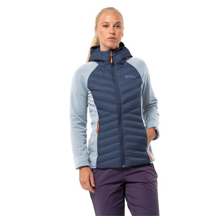 Jack Wolfskin Jack Wolfskin ROUTEBURN PRO HYBRID W Fleecejacke Damen - midnight sky - 0 | SportScheck
