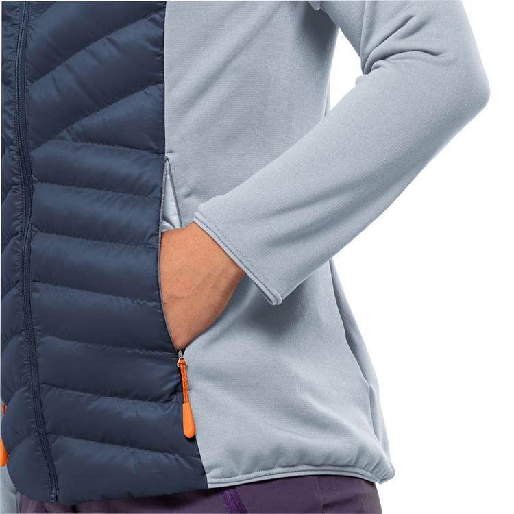 Jack Wolfskin Jack Wolfskin ROUTEBURN PRO HYBRID W Fleecejacke Damen - midnight sky - 4 | SportScheck