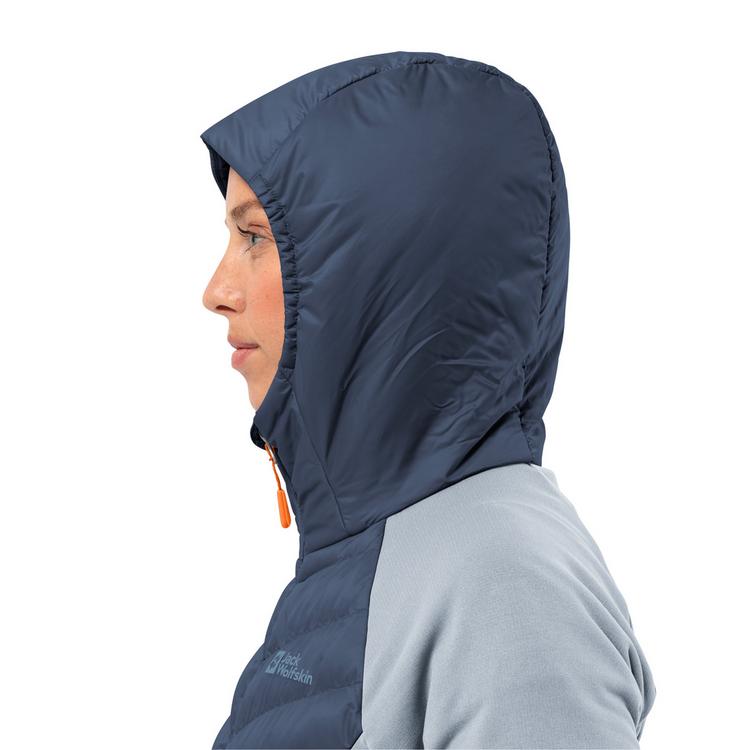 Jack Wolfskin Jack Wolfskin ROUTEBURN PRO HYBRID W Fleecejacke Damen - midnight sky - 6 | SportScheck