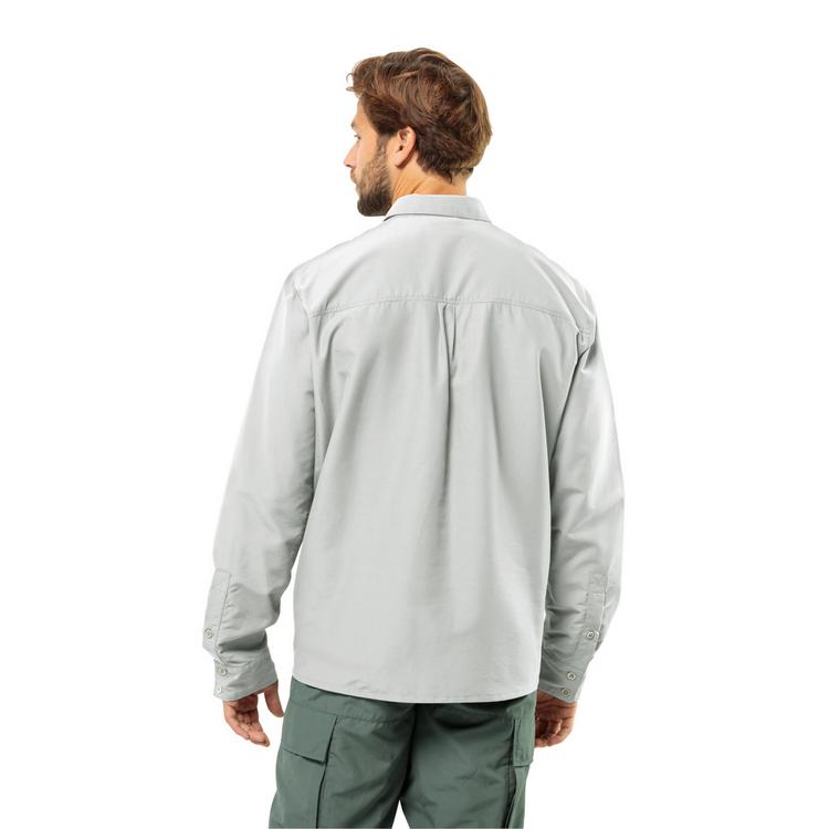 Jack Wolfskin Jack Wolfskin BARRIER L/S SHIRT M Langarmshirt Herren - cool grey - 1 | SportScheck