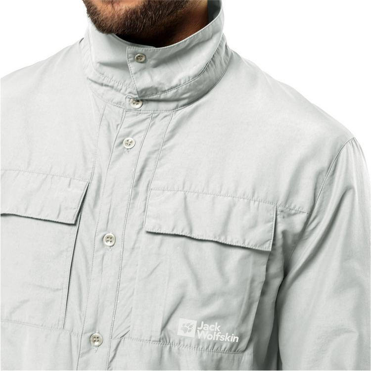 Jack Wolfskin Jack Wolfskin BARRIER L/S SHIRT M Langarmshirt Herren - cool grey - 2 | SportScheck