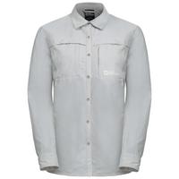 Jack Wolfskin BARRIER L/S SHIRT W Langarmhemd Damen - cool grey