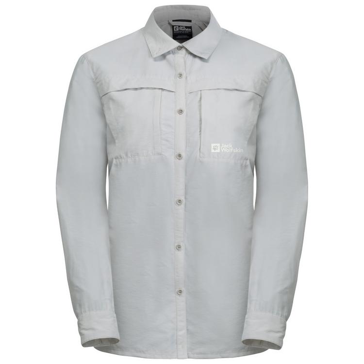 Jack Wolfskin Jack Wolfskin BARRIER L/S SHIRT W Langarmhemd Damen - cool grey - 0 | SportScheck