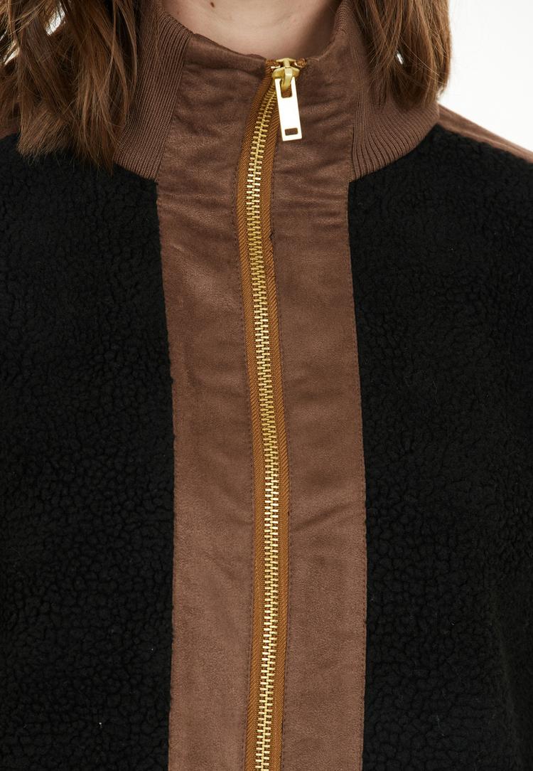 Athlecia Athlecia Minniem Fleecejacke Damen - 1001 Black - 1 | SportScheck