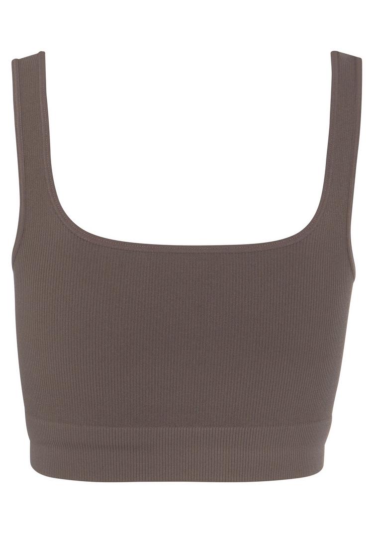 Lascana Lascana Crop-Top Croptop Damen - braun - 0 | SportScheck