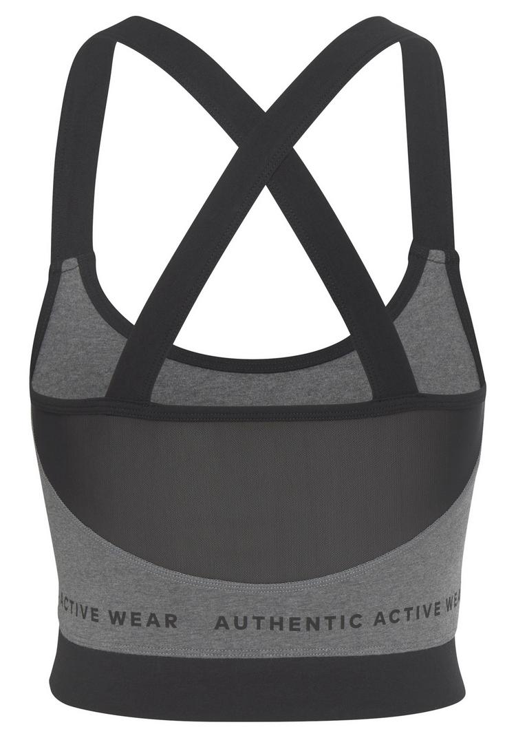 Vivance active Vivance active Crop-Top Croptop Damen - grau melange - 0 | SportScheck