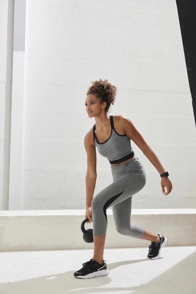 Vivance active Vivance active Crop-Top Croptop Damen - grau melange - 2 | SportScheck