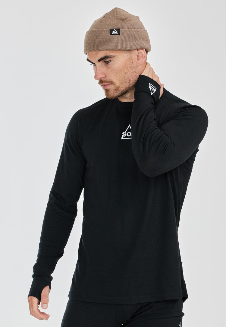 SOS SOS Nuuk Skishirt Herren - 1001 Black - 1 | SportScheck