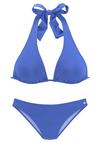 Lascana Triangel-Bikini Bikini Set Damen - royalblau