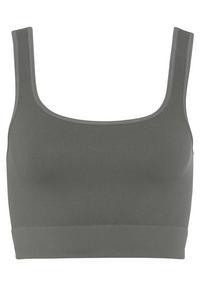 Lascana Crop-Top Croptop Damen - gr&uuml;n