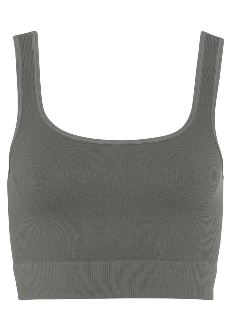 Lascana Lascana Crop-Top Croptop Damen - gr&uuml;n - 0 | SportScheck