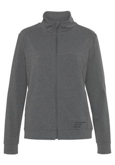 Vivance active Sweatjacke Sweatjacke Damen grau meliert