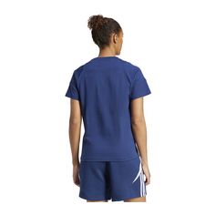 Rückansicht von adidas Tiro 24 T-Shirt Damen T-Shirt Damen blauweiss