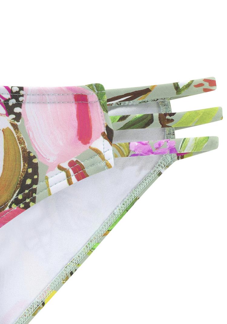 S.OLIVER S.OLIVER Bikini-Hose Bikini Hose Damen - gr&uuml;n bedruckt - 0 | SportScheck