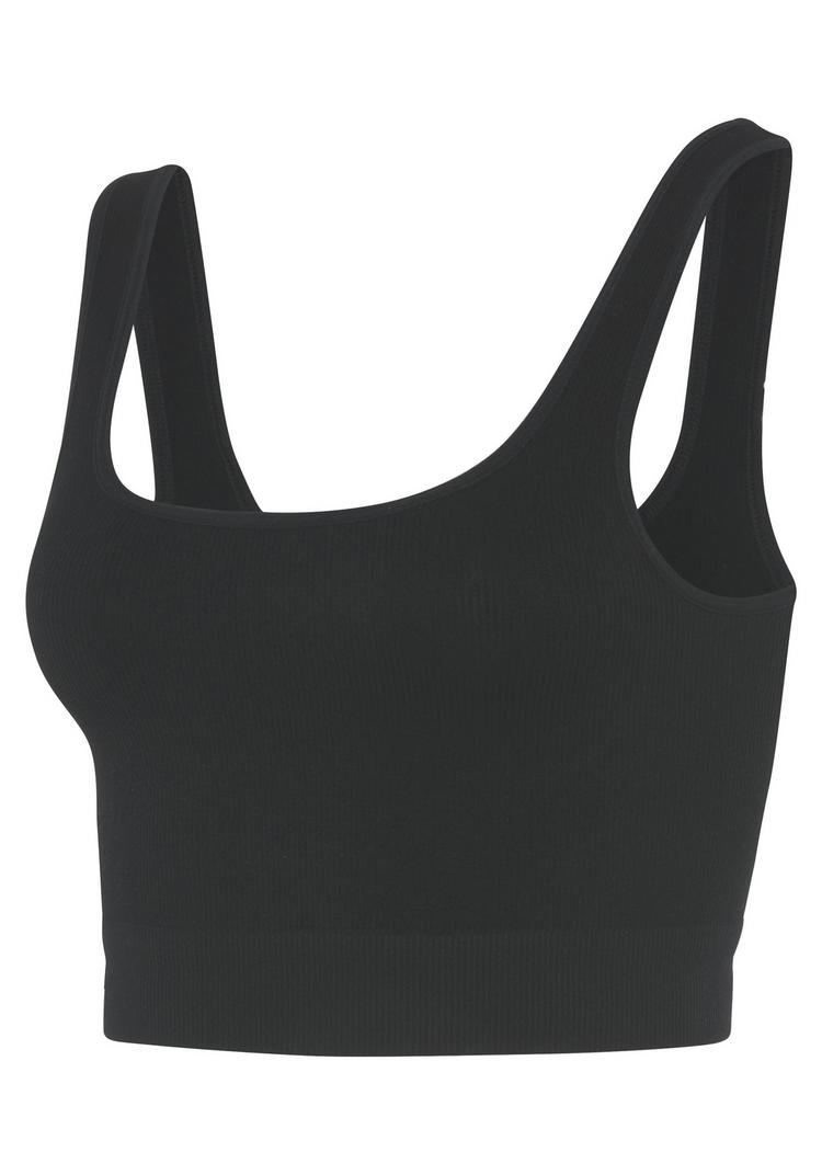 Lascana Lascana Crop-Top Croptop Damen - schwarz - 1 | SportScheck