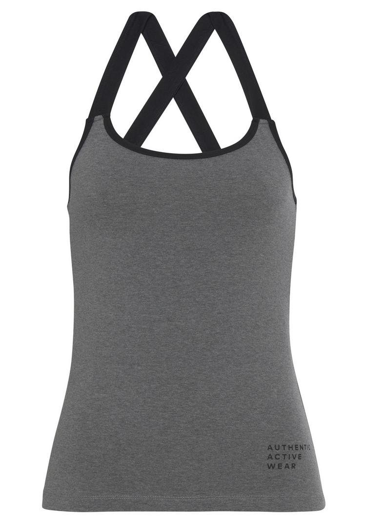 Vivance active Vivance active Funktionstop Funktionsbluse Damen - grau meliert - 0 | SportScheck